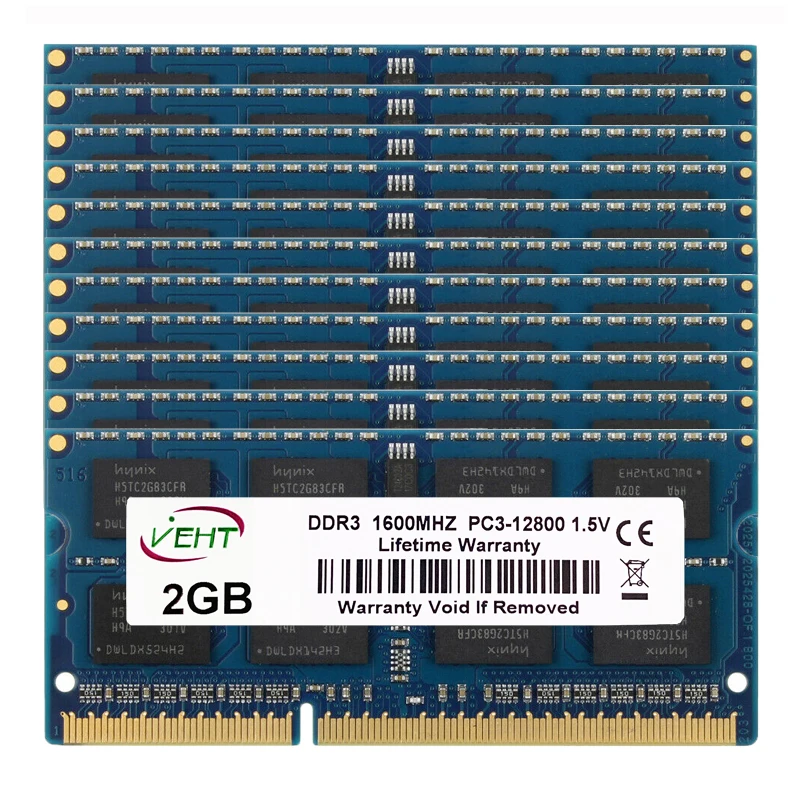 Фото 10 шт. оперативная Память DDR3L 1066 МГц 1 35 в | Компьютеры и офис