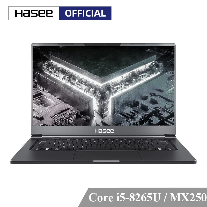 Ноутбук hasee KingBook U45A1 для бизнеса(Intel Core I5-8265U+ MX250 2G/8 GB ram/512G SSD/14''IPS