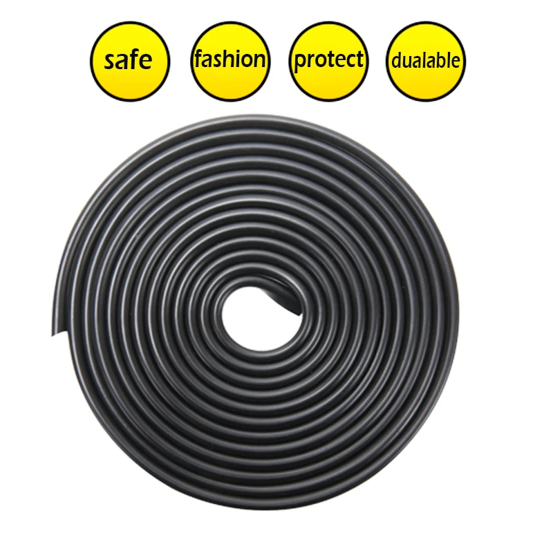 

Universal Car Door Edge Protection Strip Rubber Auto Door Anti Collision Strip 5/10M Scratch Protector Car Decoration Accessorie
