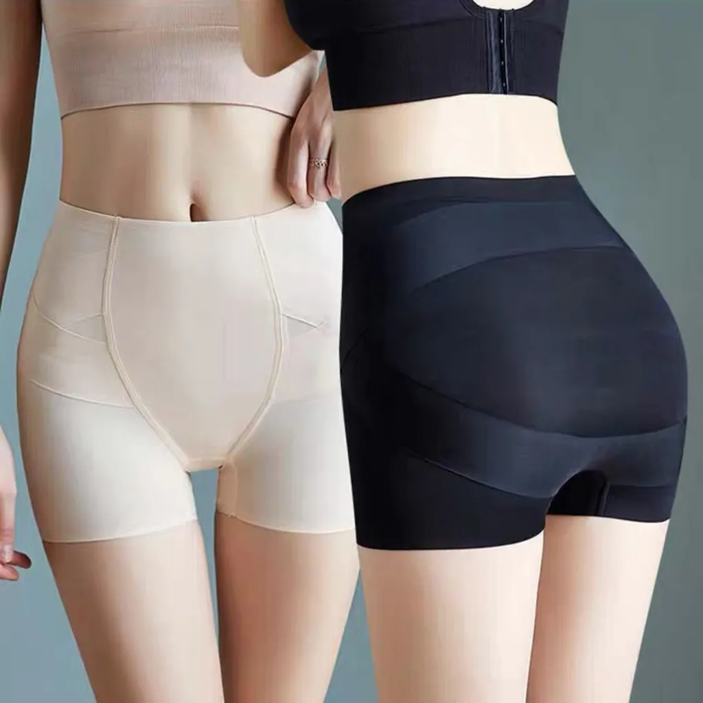 

Super high waist shaping pants abdomen hips seamless Body Slimming pants tight underwear female postpartum recover gauze in summ