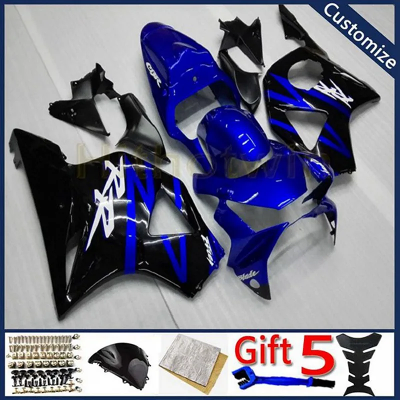 

motorcycle fairing For CBR954RR 2002 2003 CBR 954 RR 02 03 Body Kit motorcycle panels Injection mold blue