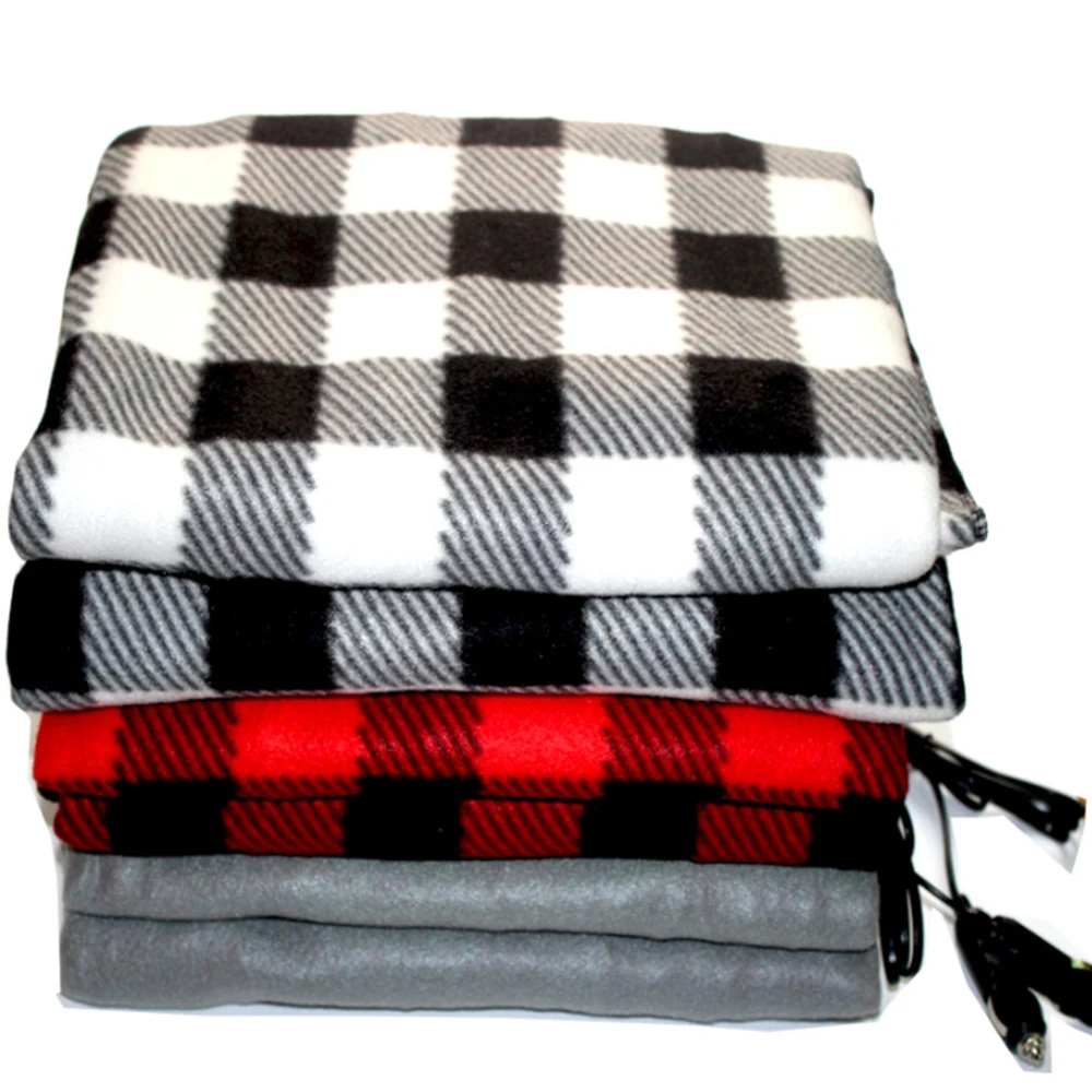 

12V Car Heating Blanket Lattice Energy Saving Warm Autumn Winter Car Electric Blanket Automotive Car Heating 110*150cm