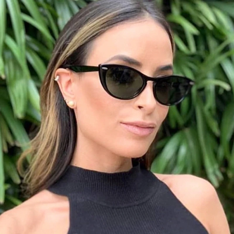 KEHU классический дизайн маленькие овальные солнцезащитные очки для женщин