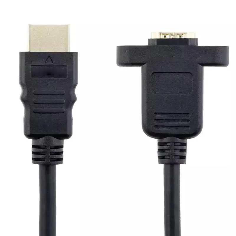 1 шт. 30 см 50 позолоченный HDMI-совместимый удлинитель штекер-гнездо с винтовым