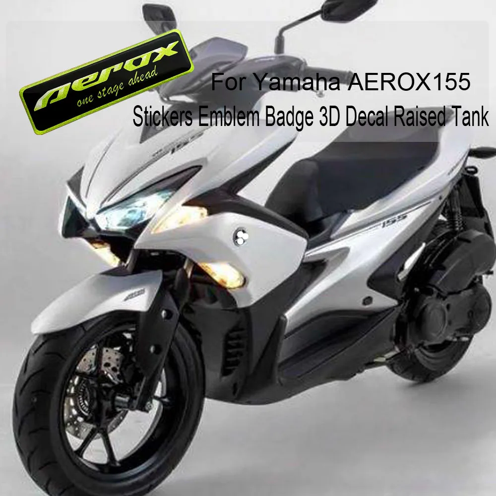 

3D Motorcycle Vinyl Stickers Highly Reflective Decals For Yamaha AEROX155 AEROX 155