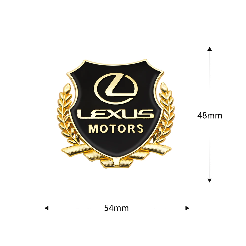 2 шт. металлические автомобильные 3d-наклейки герб для Lexus GS IS LS RX NX IS250 IS200 IS300 RX330 RX350