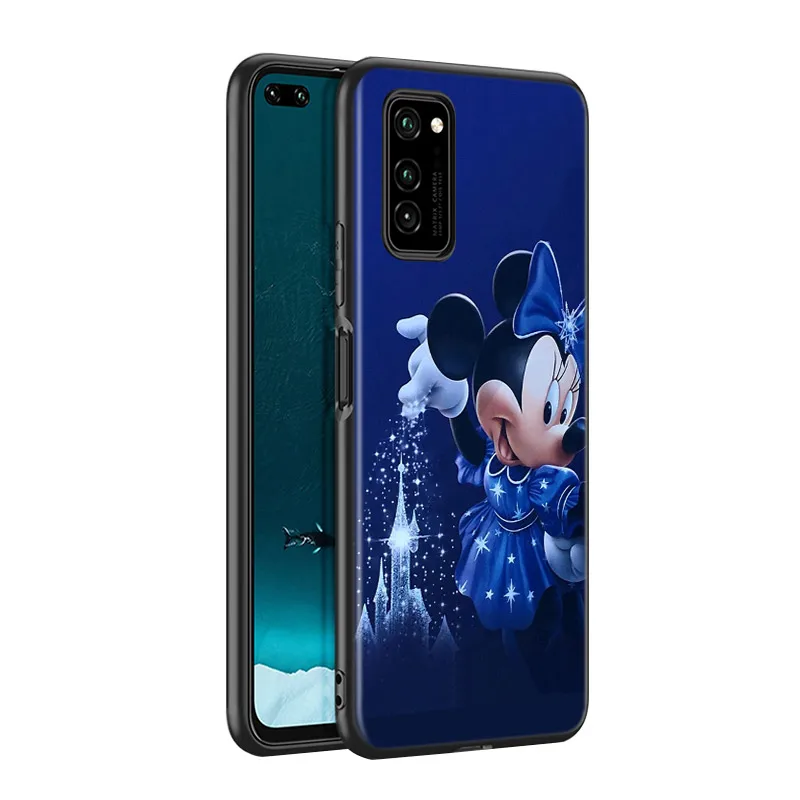minnie mouse silicone cover for huawei p40 p30 p20 pro p10 p9 p8 lite e plus 2019 2017 5g black phone case free global shipping
