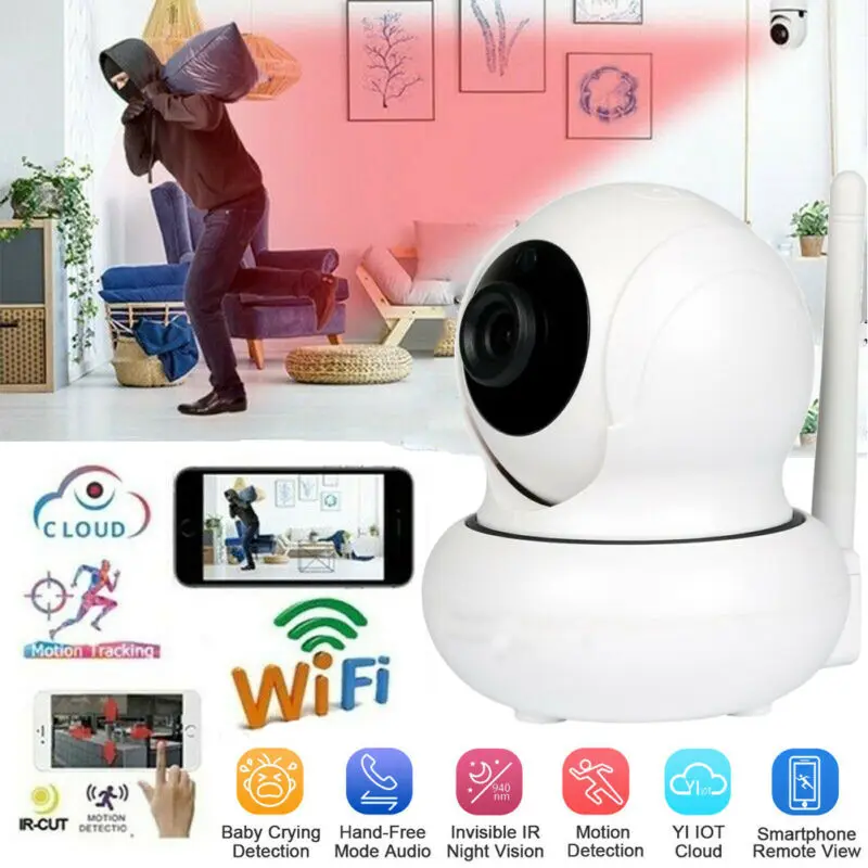 Новый Full HD 1080P IP беспроводная Wifi камера для домашней безопасности ИК ночного