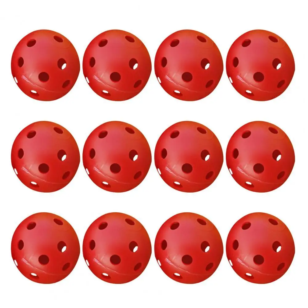 

12Pcs Indoor Outdoor Hollow Golf Practice Training Balls for Men Women Kids