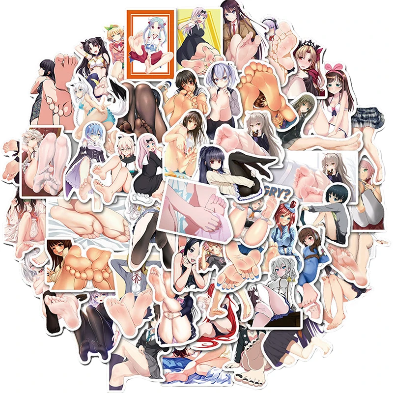 

10/25/50PCS Anime Hentai Sexy Pinup Bunny Girl Waifu Decal Stickers Suitcase Laptop Car Truck Waterproof Car Sticker Toys Gift