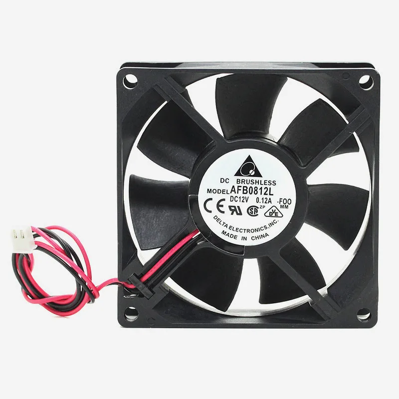 

Delta AFB0812L/AFB0812M/AFB0812H/AFB0812HH/AFB0812VH/AFB0812SH 12V chassis cooling fan temperature control 80x80x25mm cooler