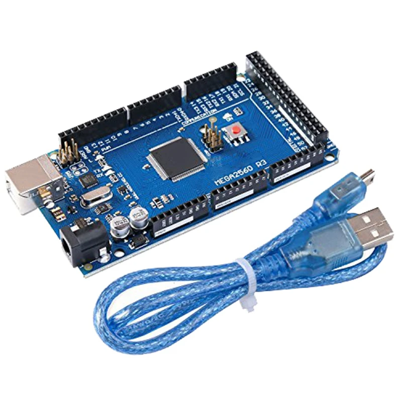 MEGA2560 Mega 2560 R3 REV3 ATmega2560 16AU AVR плата на USB кабель совместим с Arduino