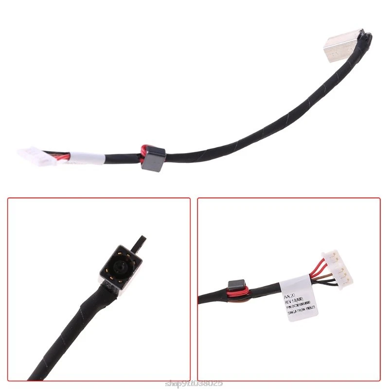 

DC Power Jack Cable Socket Plug Wire Harness Connector Charging Port Replacement for Dell Inspiron 15-5000 5558 5555 5559 Laptop