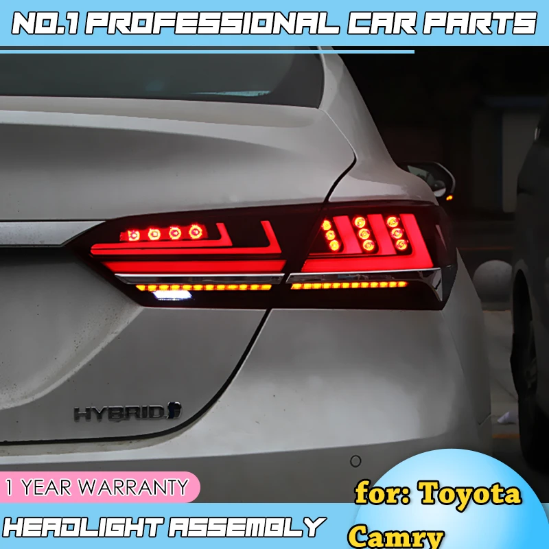 Автомобильные аксессуары для 2018 Camry задних сигнальных огней светодиодный задний