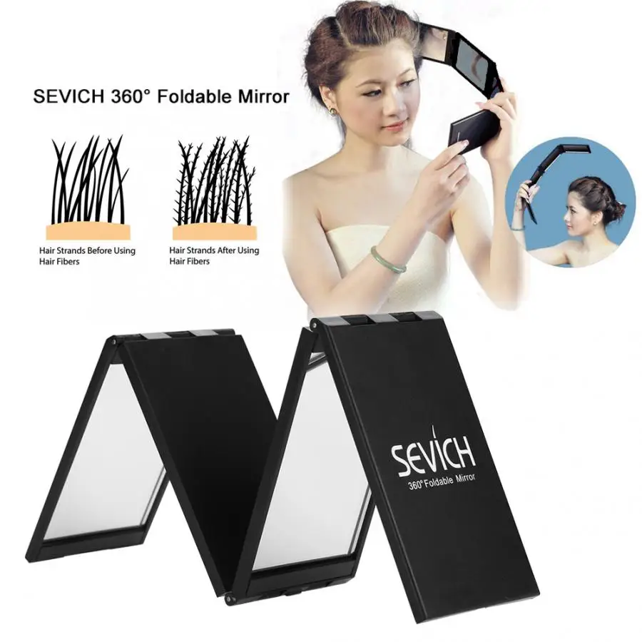 Зеркало для окрашивания волос 360 градусов без мертвых углов складное зеркало