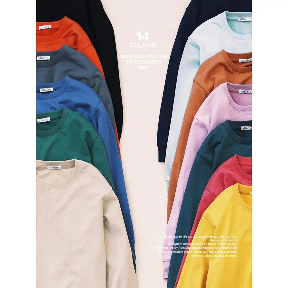 

2022 Autumn Winter New Hoodies Men Texture Cotton-Blend Jersey Sweatshirt Basic Jogger O-Neck Plus Size Hoodie SJ110755
