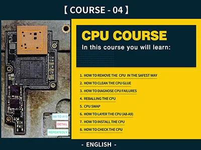 FIXST Oline курс CPU A8 A13 и ремонтные книги для i8/8P/x/xs max физические электронные улучшают