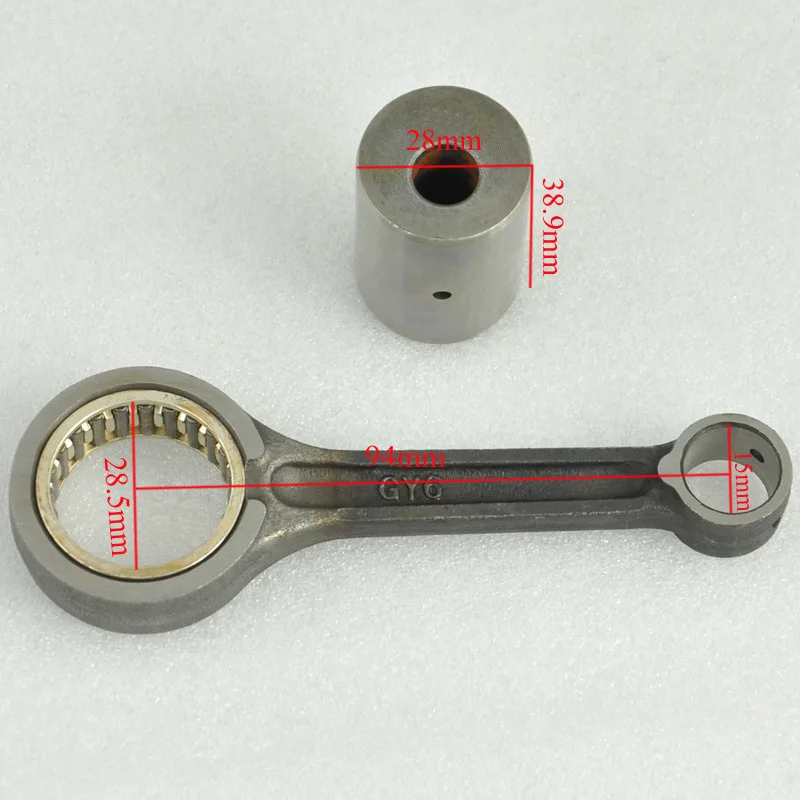 Детали мотоцикла Шатун двигателя комплект Conrod для KYMCO GY125 GY6 GY150 GY 6 125|connecting rod