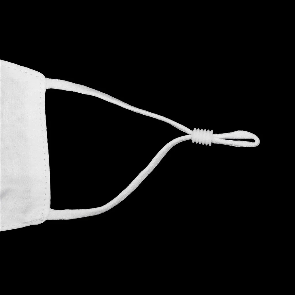 

Unisex 1/5/10 PCS Pure White Cotton Dustproof protection Masks (with tightening buckle) Outdoor Reusable double-layer Face Masks