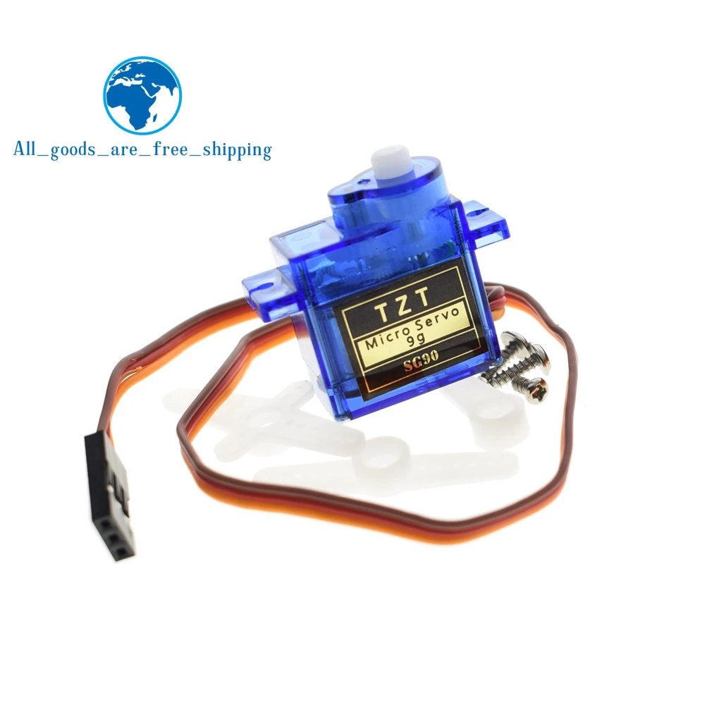 TZT GY-521 MPU-6050 MPU6050 Модуль 3 оси аналоговый гироскоп Датчики+ 3 оси акселерометр модуль - Цвет: SG90
