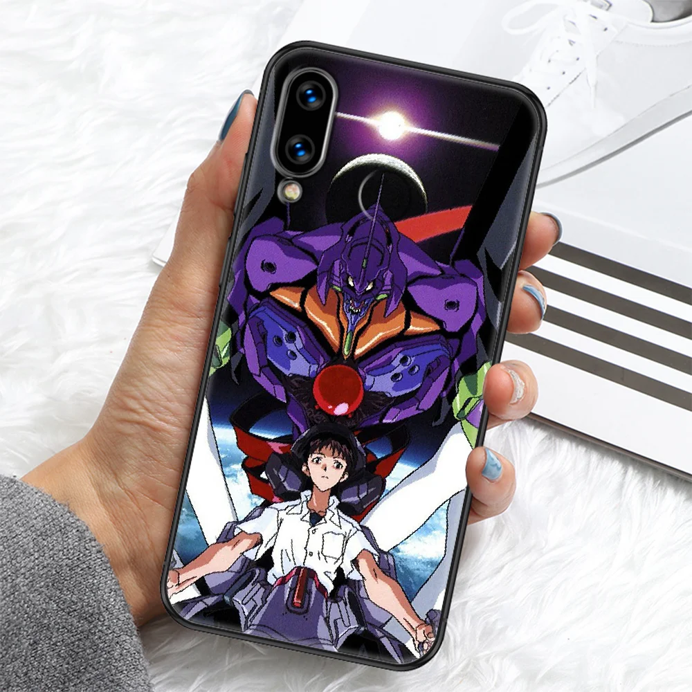 

Evangelions Phone case For Huawei Honor 6 7 8 9 10 10i 20 A C X Lite Pro Play black soft prime trend Etui pretty cell cover
