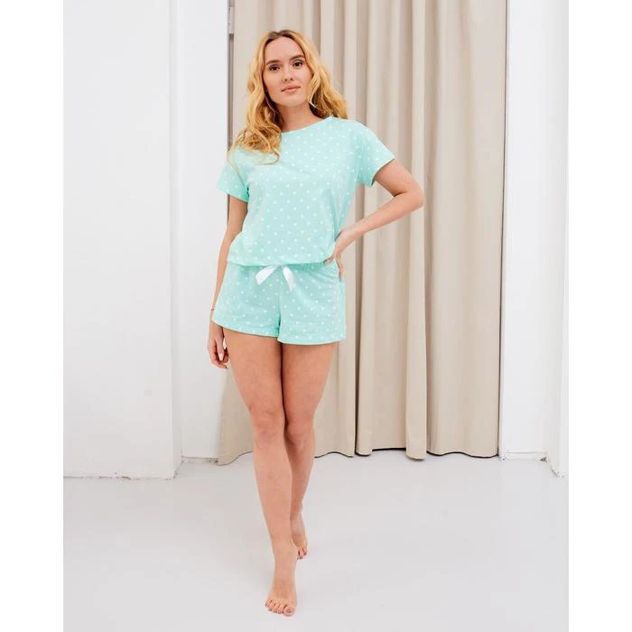 Пижама женская KAFTAN &quotГорошек&quot футболка шорты р.44-46 5182450