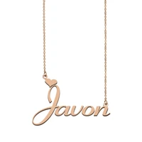 javon name necklace custom name necklace for women girls best friends birthday wedding christmas mother days gift