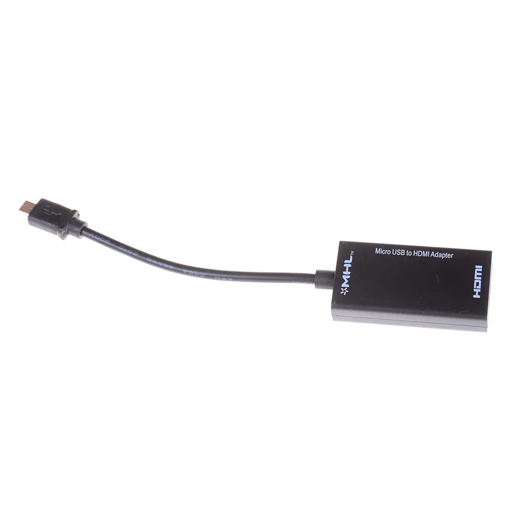 micro usb to hdmi hd adapter cable male to female 1080p hd hdmi audio video cable mhl converter for tv pc laptop free global shipping