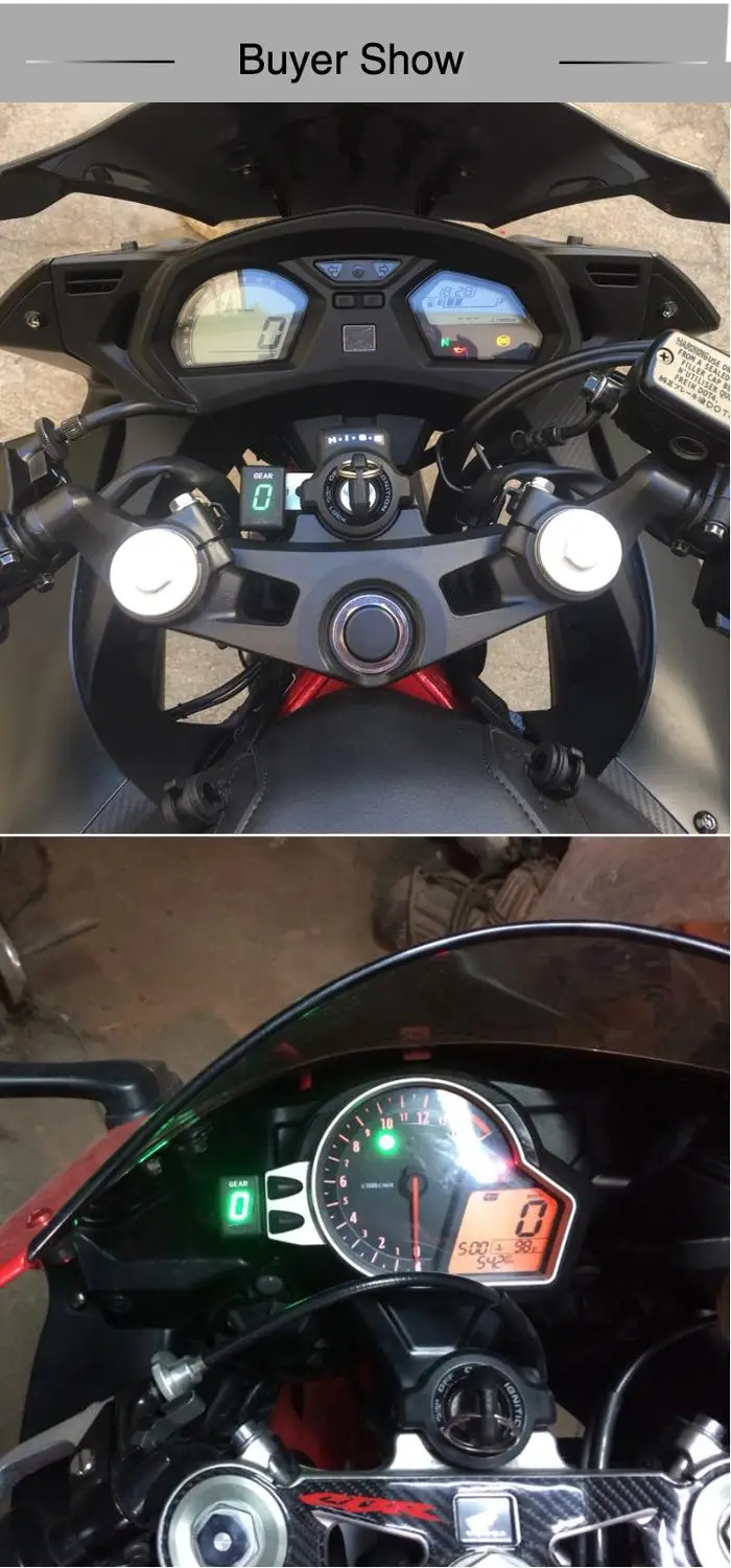 Индикатор переключения передач мотоцикла ZSDTRP 6 Скоростной с вилкой Ecu для Honda Harley