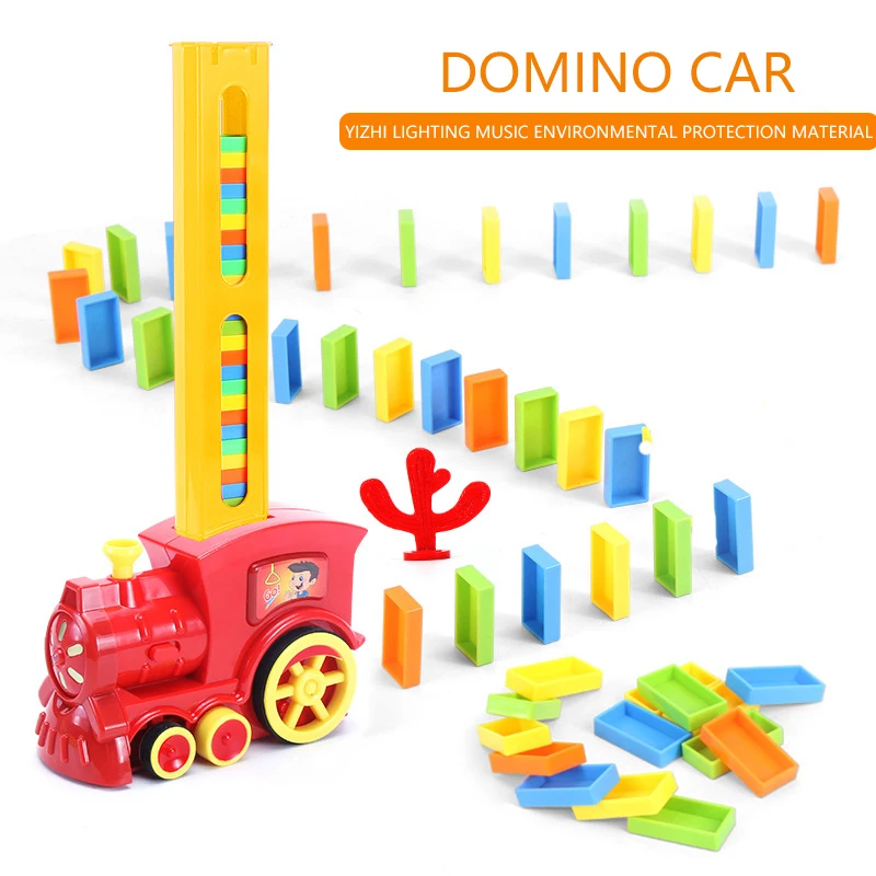 

Детское домино звук поезда и светильник автоматическая прокладка Цвет домино интеллигентая (ый) игрушечный Электропоезд коробка Игра пазл ...