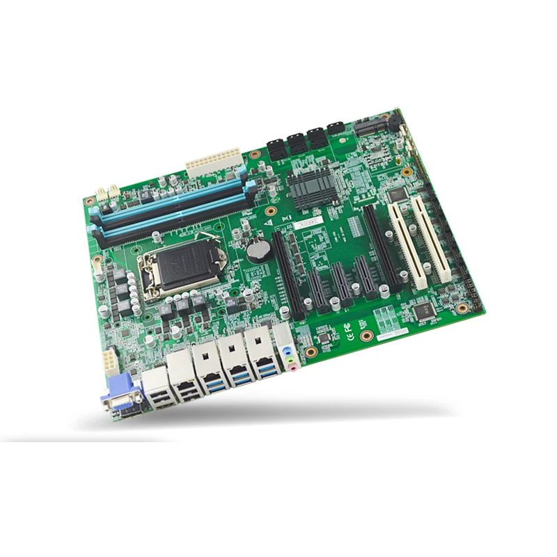 Preise EAMB-1590-02 C246 Chipset Industrielle Motherboard 4PCIe M.2 Unterstützung Intel Xeon E2100 Und 8/9th Gen LGA 1151 I3 I5 I7 Prozessor