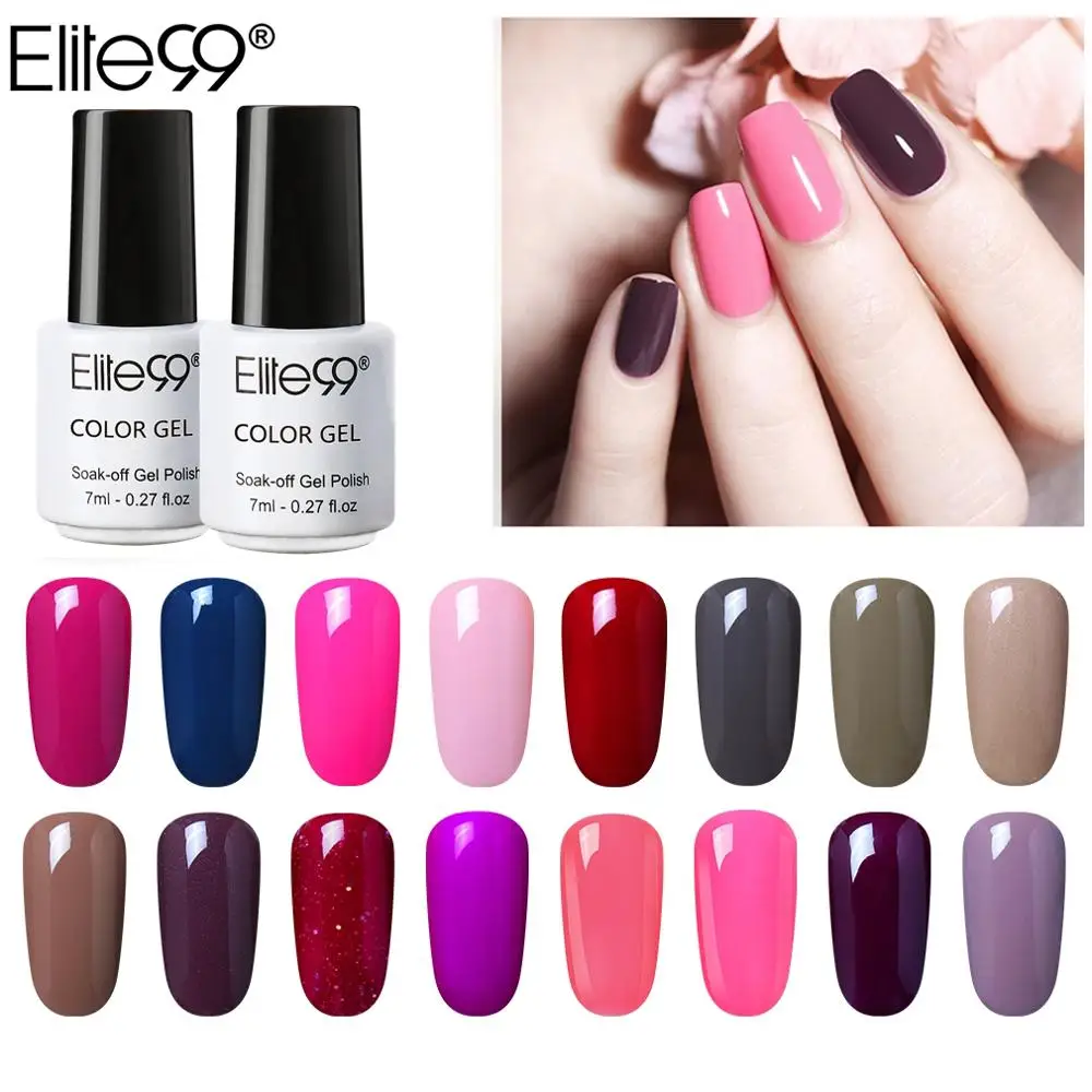 Гель лак Elite99 для ногтей Полупостоянный УФ ногтей|Лак ногтей| |