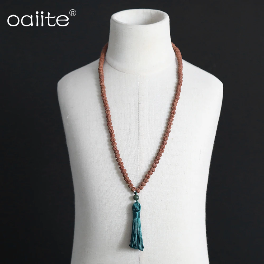 Ожерелье из натурального камня для женщин и мужчин 108 бусин | Украшения