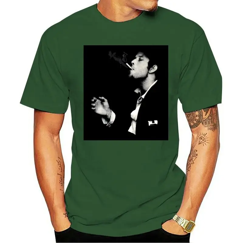 

T Shirt Novelty Funny Tshirt Mens Clothing Short Sleeve Camisetas Tom Waits American Singer Black T-Shirt Unisex Arrival Print
