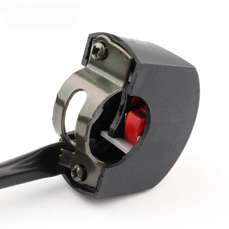 

Motorcycle Handlebar Flashing Switch Moto Light Switch ON/OFF Button Connector Push Button Switch Motorcycle Switches