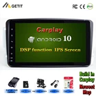 Мультимедийный плеер для автомобиля MercedesBenzW209W203MMLW163VianoW639Vito, Android 10, стерео радио, GPS навигация с carplay