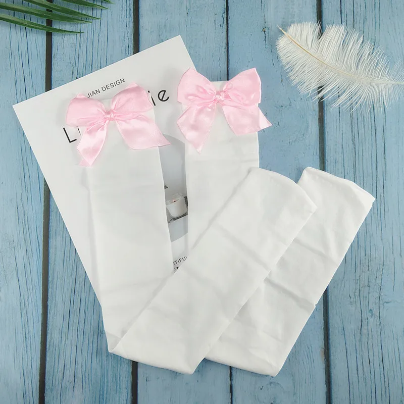 

Cute Sweet Thigh High Sexy Women Hosiery Thigh High Bow Stockings Ladies Mesh Stay Up Lolita Style Hold-ups Pantyhose Kawayi