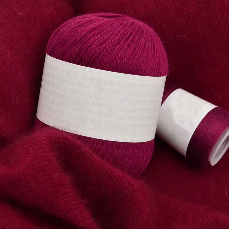 Высококачественная мягкая норковая бархатная шерстяная пряжа для ручного