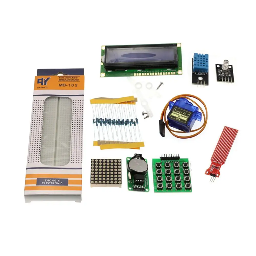 [В наличии] Mega 2560 R3 стартовый комплект сервопривод RFID ультразвуковое реле