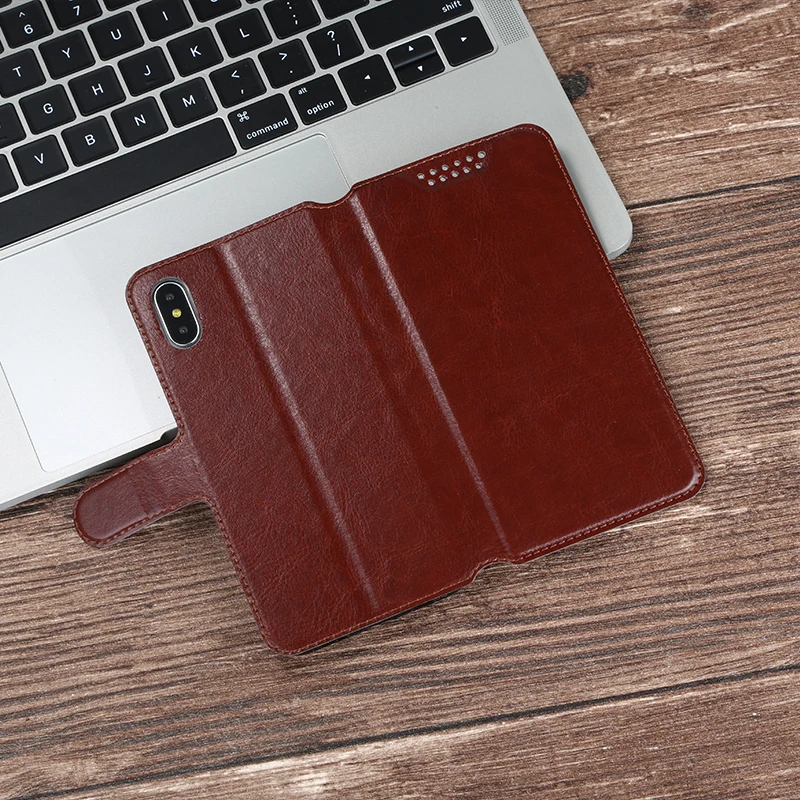 Кожаный чехол-книжка для Doogee X5 Max Pro роскошный откидной Бумажник Для задняя крышка