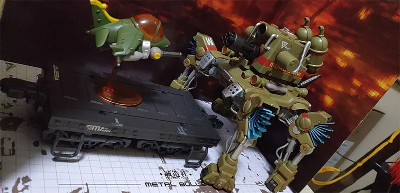 Аниме игра Diorama Vietnam War Metal Slug готовая Легион высокоскоростная четырехногая колесница Танк уникальная забавная модель Подарочная коллекция