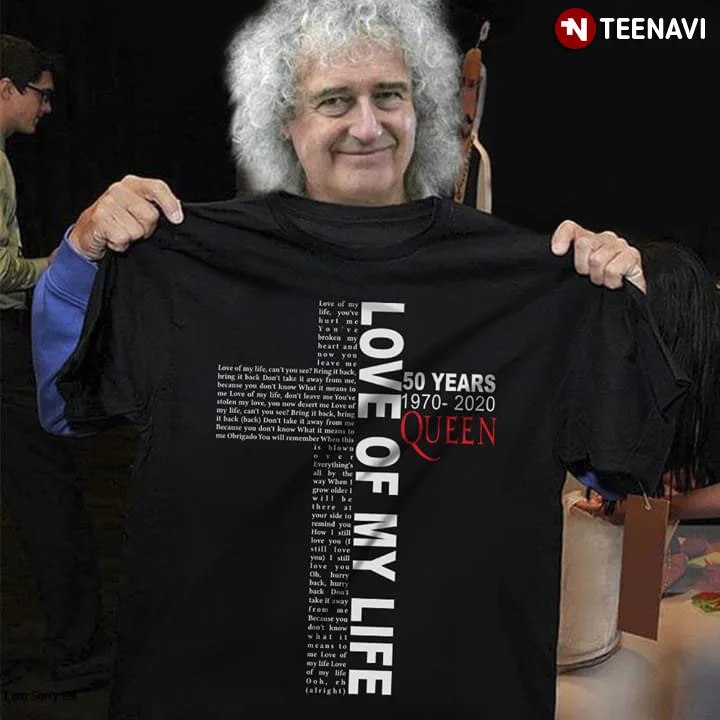 Футболка с надписью The Cross Love Of My Life queen 50 лет 1970 2020| |