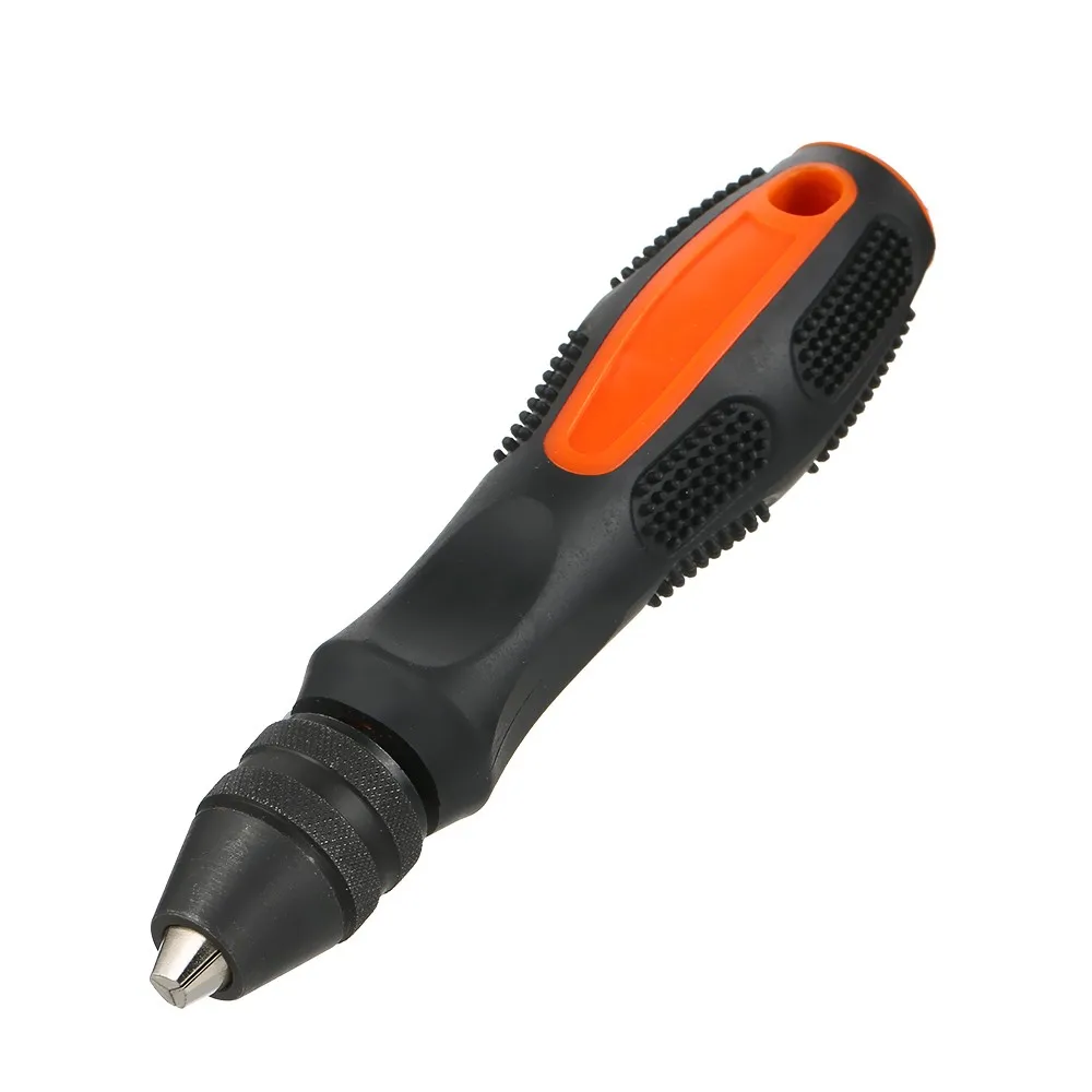 

0.5-8mm Rotating Self-tightening Grip Hole Micro Hand Twist Drill Bit Keyless Chuck