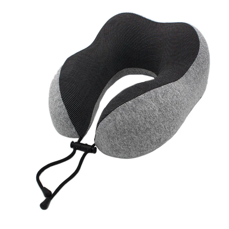 

U-shaped Pillow Storage Memory Foam Travel Pillow Slow Rebound Multi-function Pillow Magnetic Therapy Neck Pillow