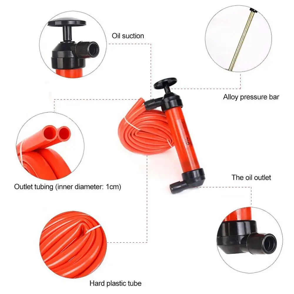 Ручной шприц для замены масла экстрактор топлива всасывающая трубка вакуумный