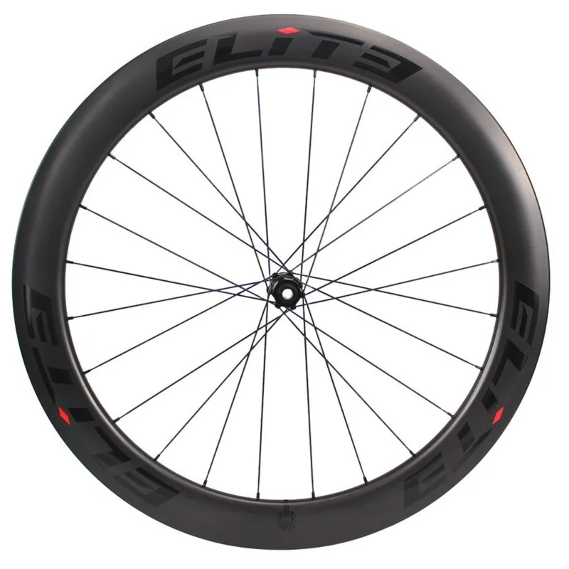 Elite PRO-DISC 700c Carbon Road Wheels Disc Bike YAn RD05 HUB 24-24 Holes Tubular Clincher Tubeless Ready Road Bicycle Wheel