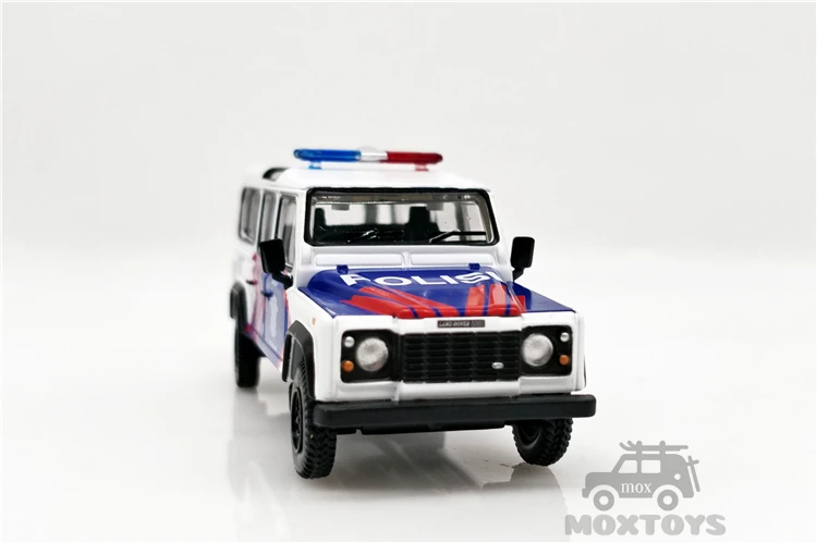 Мини GT 1:64 Land Rover Defender 110 Korlantas индонезийский Национальный трафик литая модель