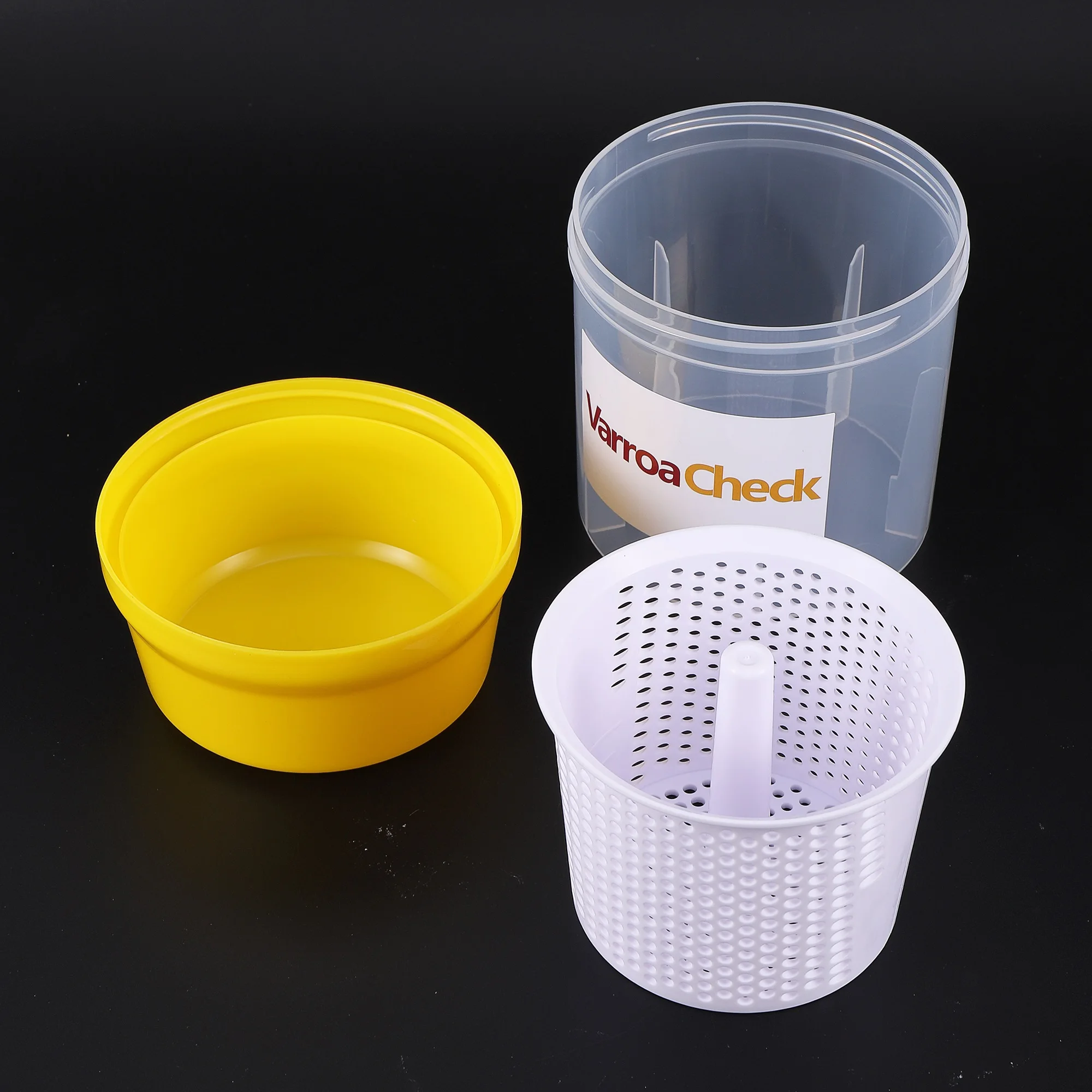 Коробка для обнаружения клещей пчеловодства вароа контроль в бутылке