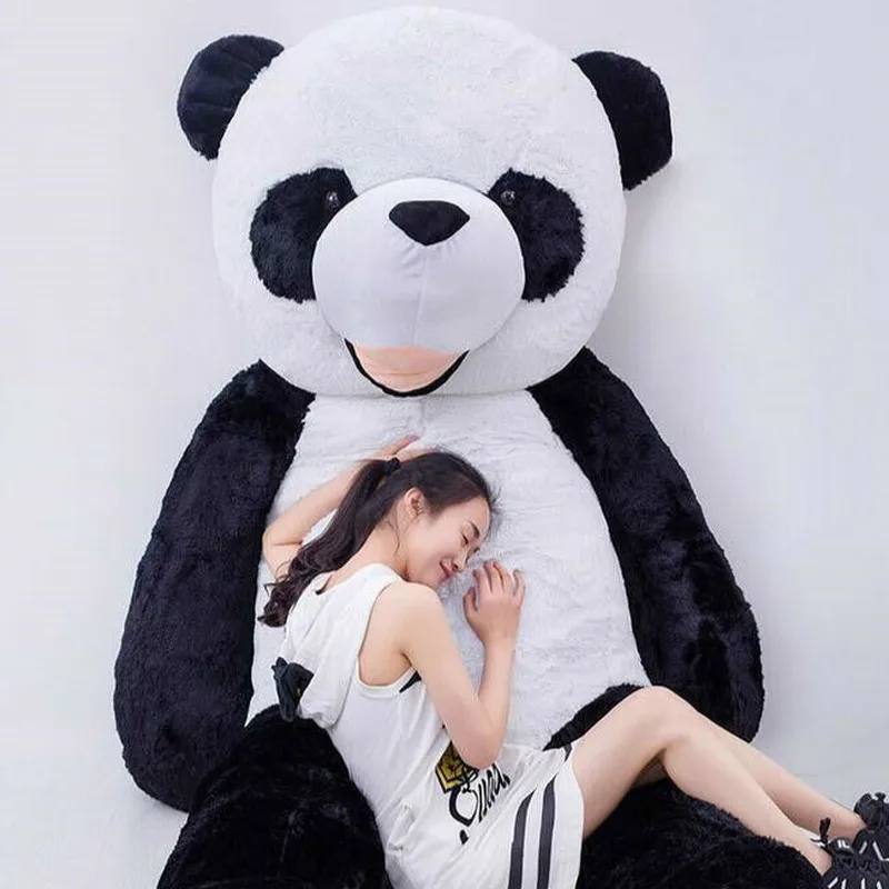 

Giant Chinese Panda Teddy Bear Plush Toy Doll Coat Zipper Gift (cover Only) Without Filling Cute Plush Plush/Nano Doll