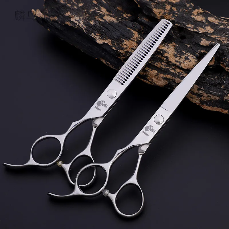 Профессиональные ножницы для стрижки волос 6 дюймов с левой стороны из